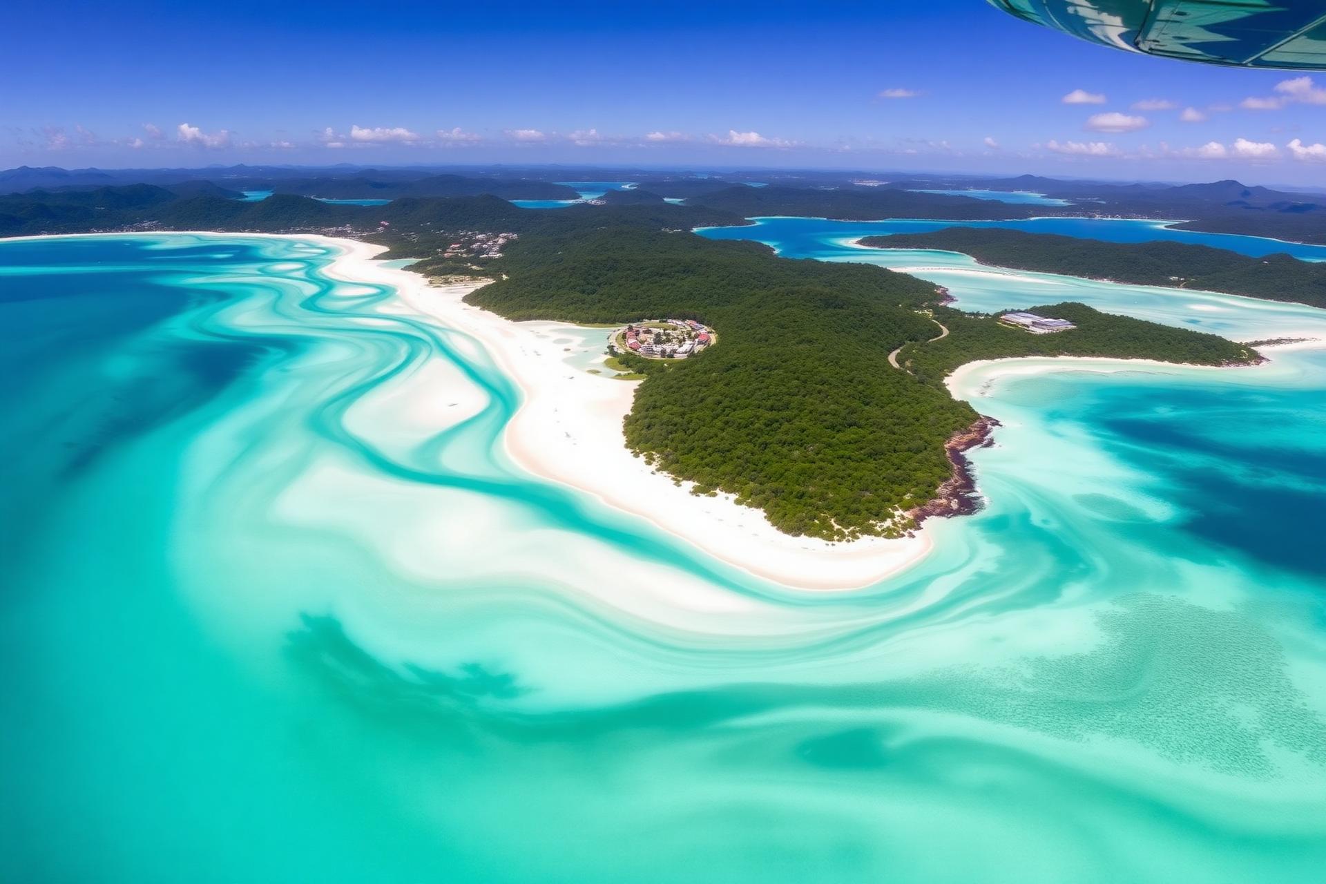 Whitsundays scenic flight departures